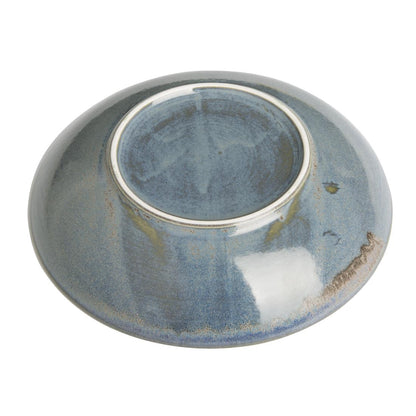 Olympia Ember Blue Low Coupe Bowl - 230x47mm 9" (4 Pack) (230(Ø)x47(H)mm | Pack Quantity: 4) • PAS-FU174