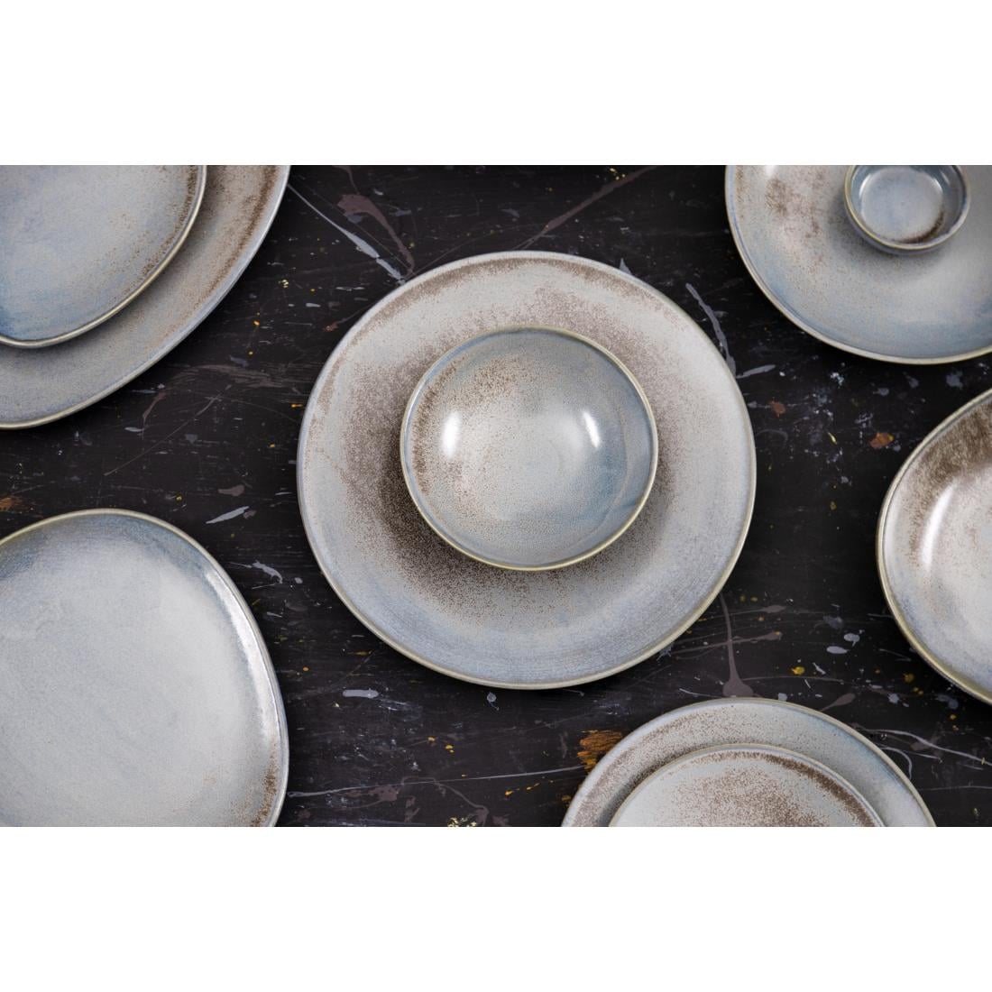 Olympia Ember Blue Coupe Bowl - 200x65mm 8" (Box 4) • PAS-FU175