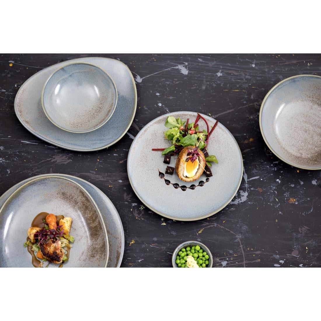 Olympia Ember Blue Dipping Dish - 78mm 3" (Box 8) • PAS-FU178