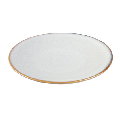 Olympia Drift Grey Plain Coupe Plate - 230mm 9" (Box 6) • PAS-FU188