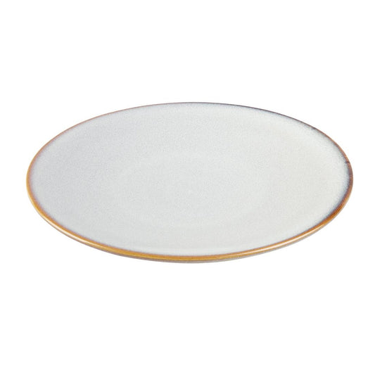 Olympia Drift Grey Plain Coupe Plate - 230mm 9" (6 Pack) (230(Ø)x27(H)mm | Pack Quantity: 6) • PAS-FU188