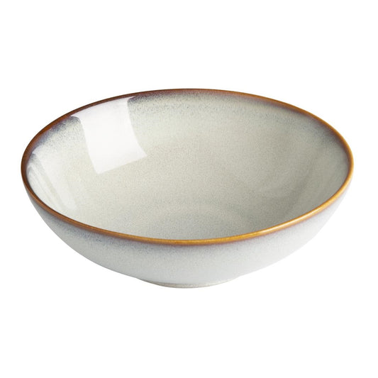Olympia Drift Grey Plain Coupe Bowl - 205x65mm 8" (4 Pack) (205(Ø)x65(H)mm | Pack Quantity: 4) • PAS-FU191