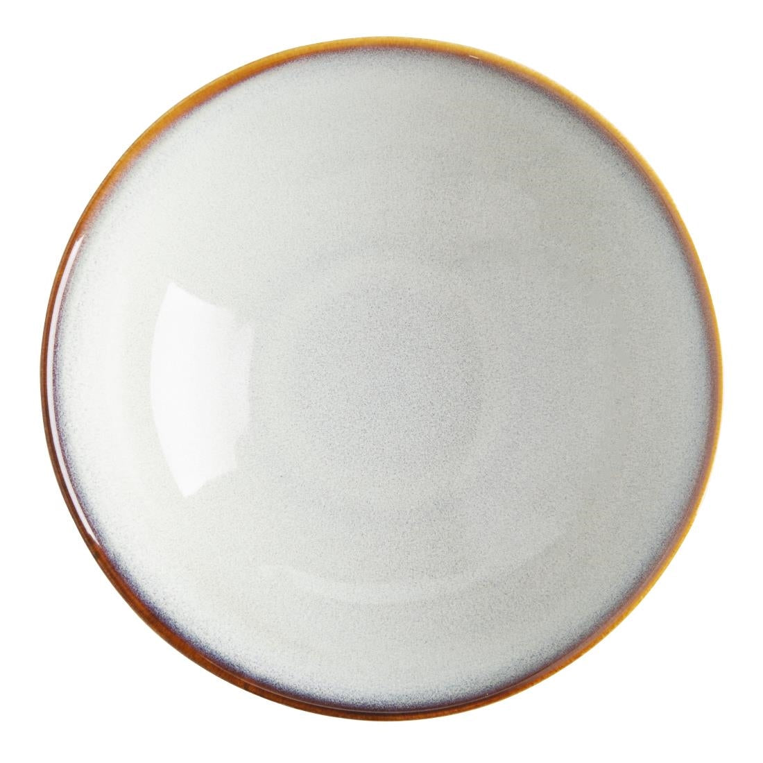 Olympia Drift Grey Plain Coupe Bowl - 205x65mm 8" (4 Pack) (205(Ø)x65(H)mm | Pack Quantity: 4) • PAS-FU191
