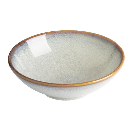 Olympia Drift Grey Plain Coupe Bowl - 155x48mm 6" (6 Pack) (155(Ø)x47(H)mm | Pack Quantity: 6) • PAS-FU192