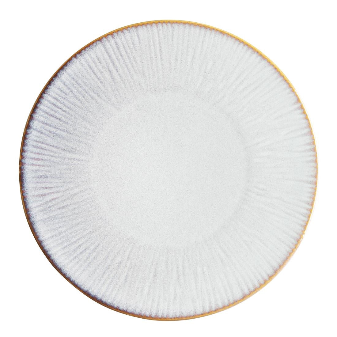 Olympia Drift Grey Embossed Coupe Plates 280mm (4 Pack) (Pack of 4) • PAS-FU194
