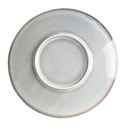 Olympia Drift Grey Embossed Coupe Plate - 180mm 7" (6 Pack) (180(Ø)x21(H)mm | Pack Quantity: 6) • PAS-FU196