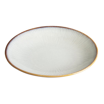 Olympia Drift Grey Embossed Coupe Low Bowls 260mm (4 Pack) (Pack of 4) • PAS-FU197