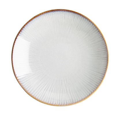 Olympia Drift Grey Embossed Coupe Low Bowls 260mm (4 Pack) (Pack of 4) • PAS-FU197