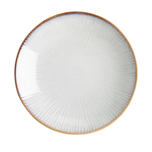 Olympia Drift Grey Embossed Coupe Low Bowls 260mm (4 Pack) (Pack of 4) • PAS-FU197