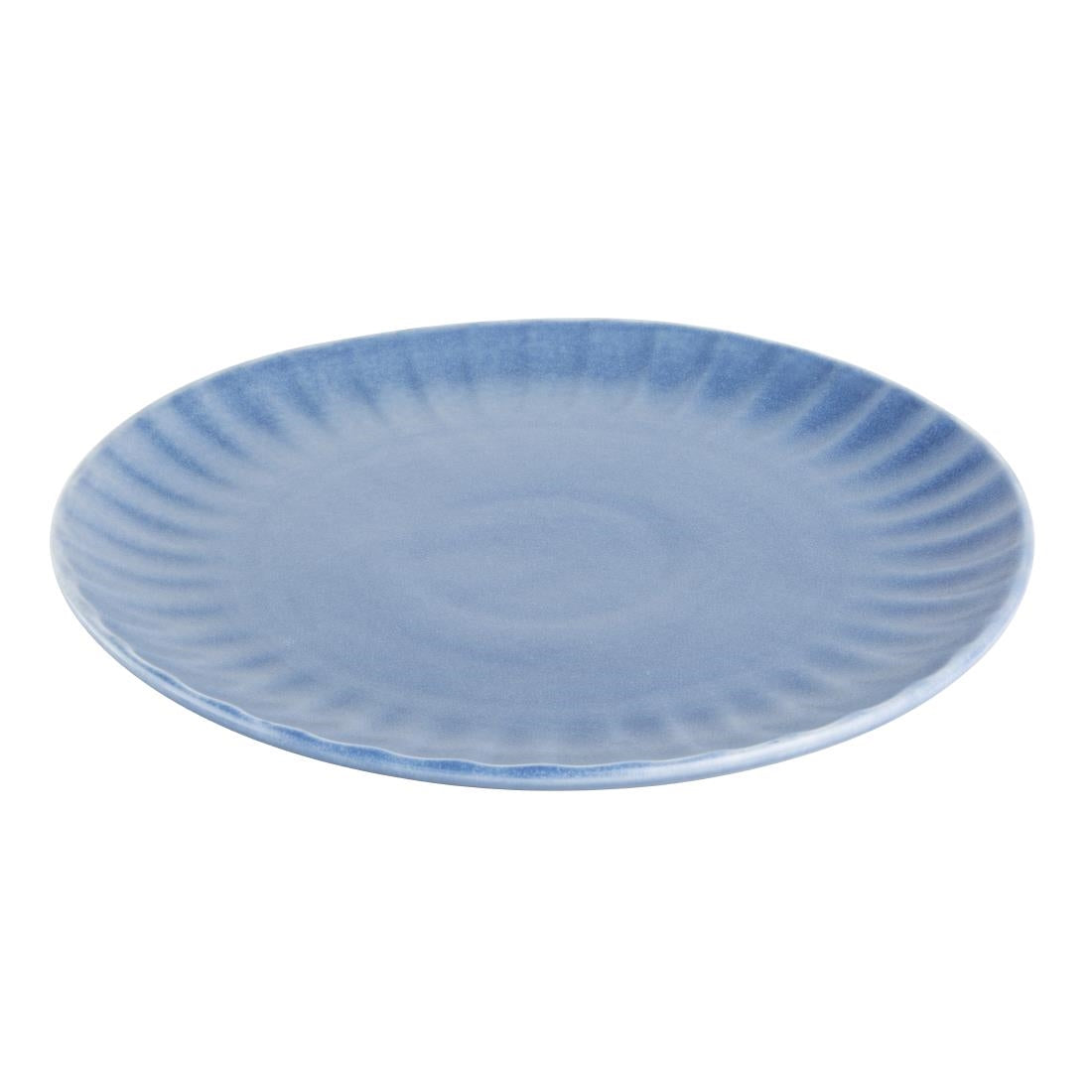Olympia Corallite Blue Plate - 280mm 11" (6 Pack) (280(Ø)mm | Pack Quantity: 6) • PAS-FU200
