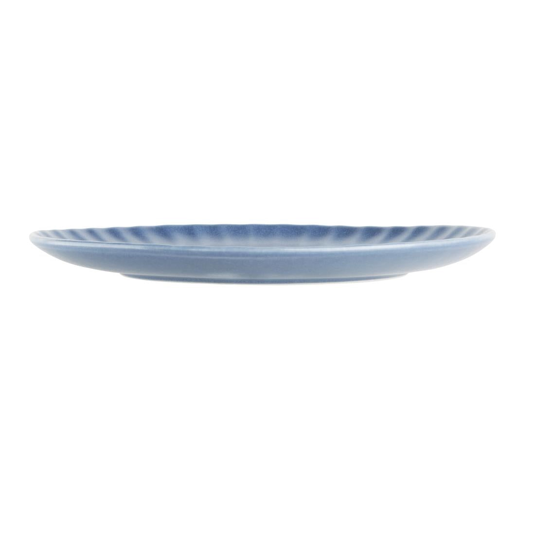 Olympia Corallite Blue Plate - 280mm 11" (6 Pack) (280(Ø)mm | Pack Quantity: 6) • PAS-FU200
