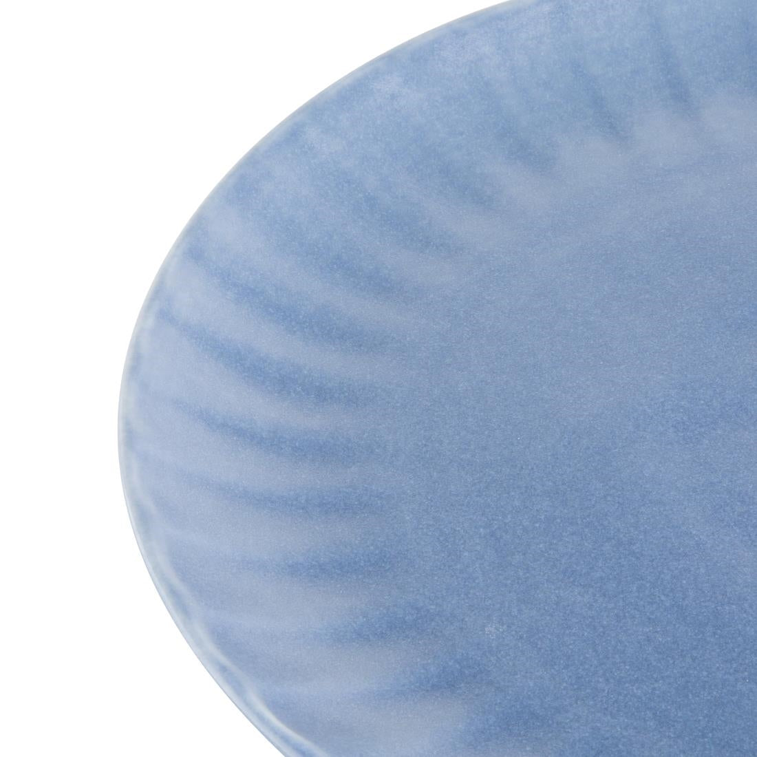 Olympia Corallite Blue Plate - 280mm 11" (6 Pack) (280(Ø)mm | Pack Quantity: 6) • PAS-FU200