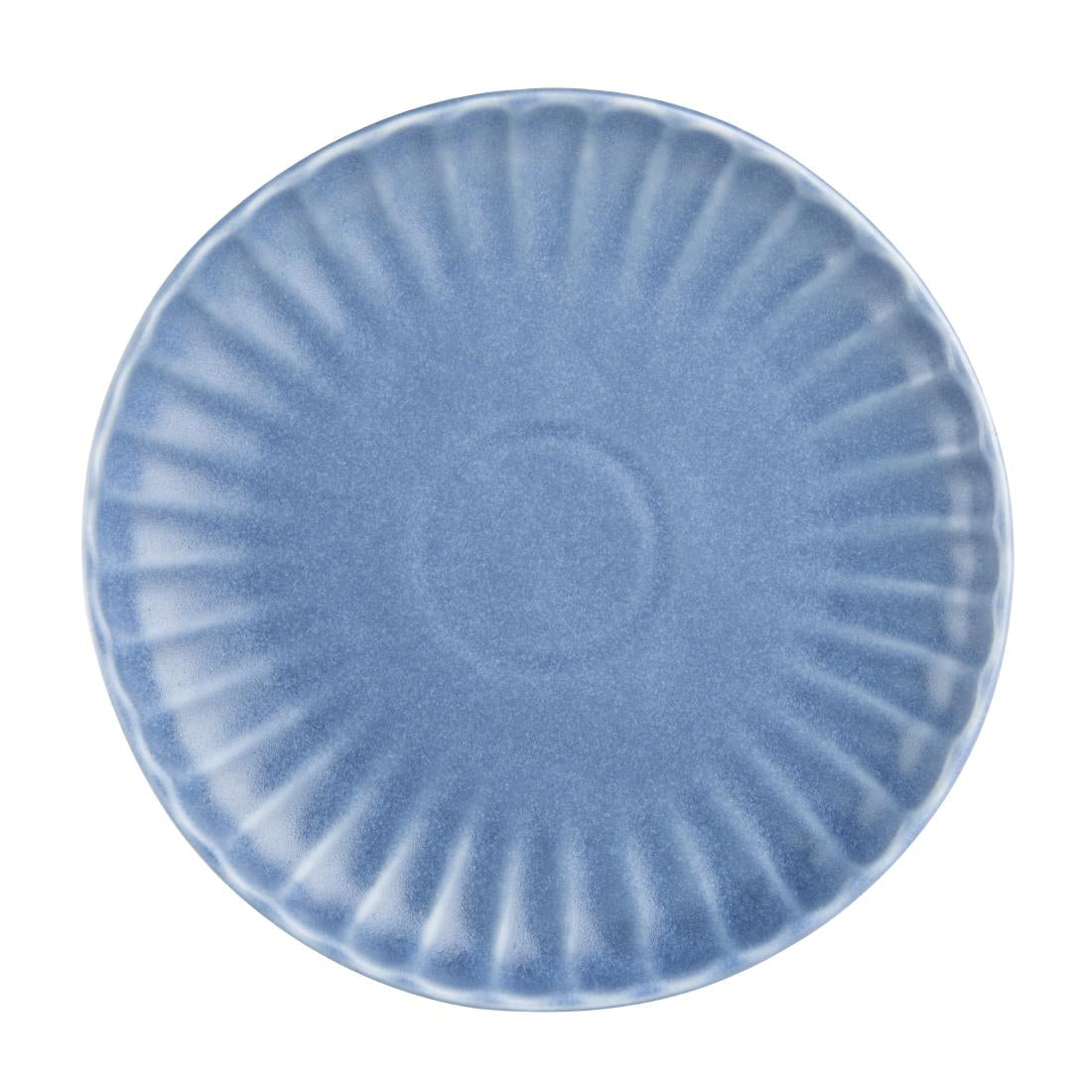 Olympia Corallite Blue Plate - 205mm 8" (6 Pack) (205(Ø)mm | Pack Quantity: 6) • PAS-FU201