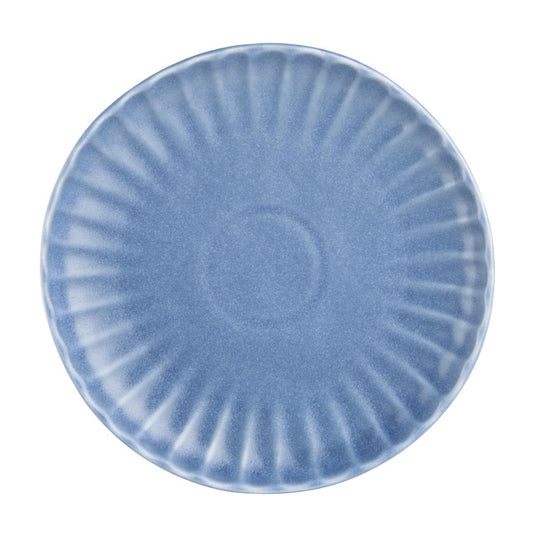Olympia Corallite Blue Plate - 205mm 8" (6 Pack) (205(Ø)mm | Pack Quantity: 6) • PAS-FU201