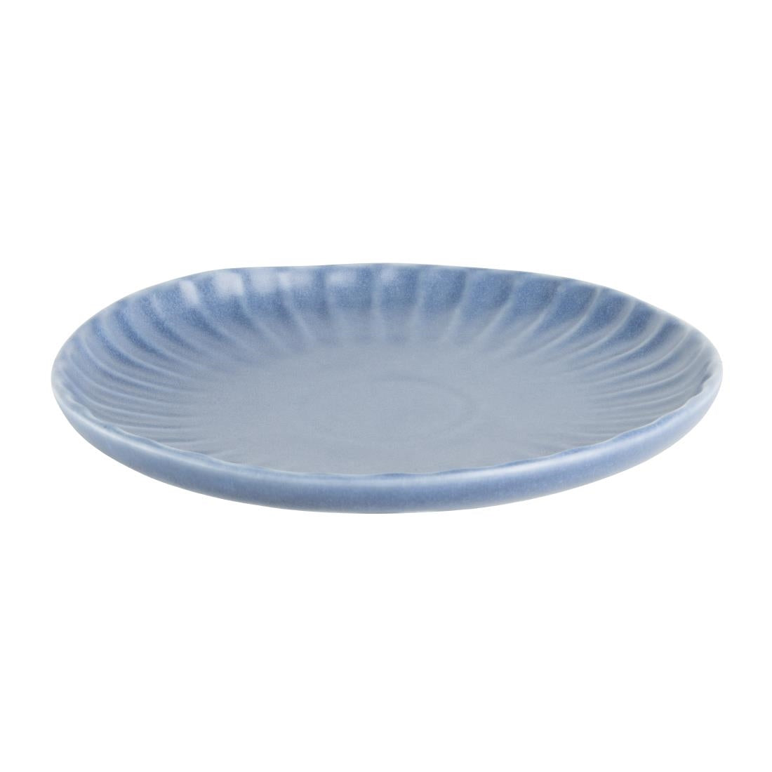 Olympia Corallite Blue Plate - 205mm 8" (6 Pack) (205(Ø)mm | Pack Quantity: 6) • PAS-FU201