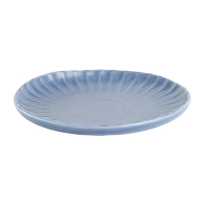 Olympia Corallite Blue Plate - 205mm 8" (6 Pack) (205(Ø)mm | Pack Quantity: 6) • PAS-FU201