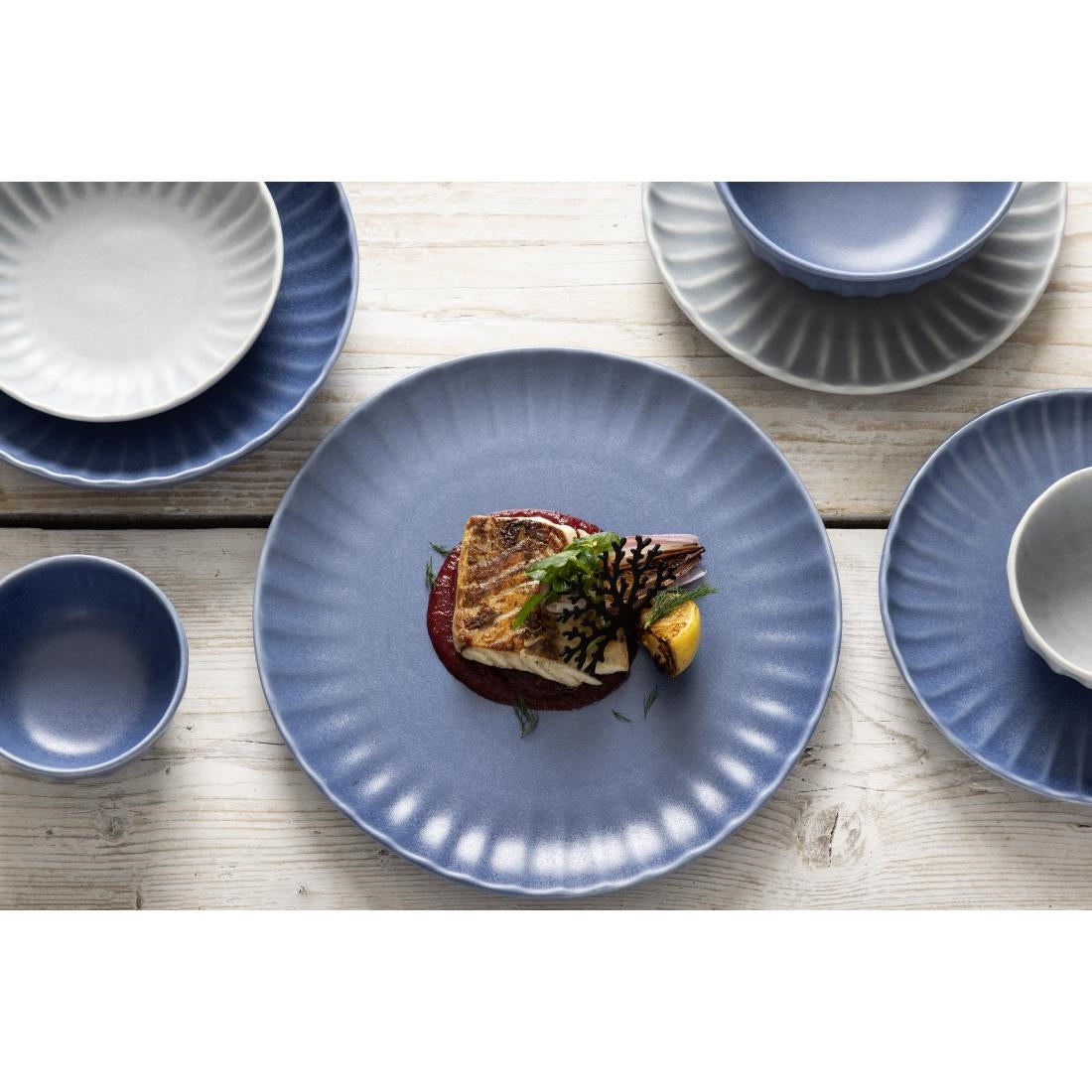 Olympia Corallite Grey Coupe Bowl - 160x40mm (6 Pack) • PAS-FB959