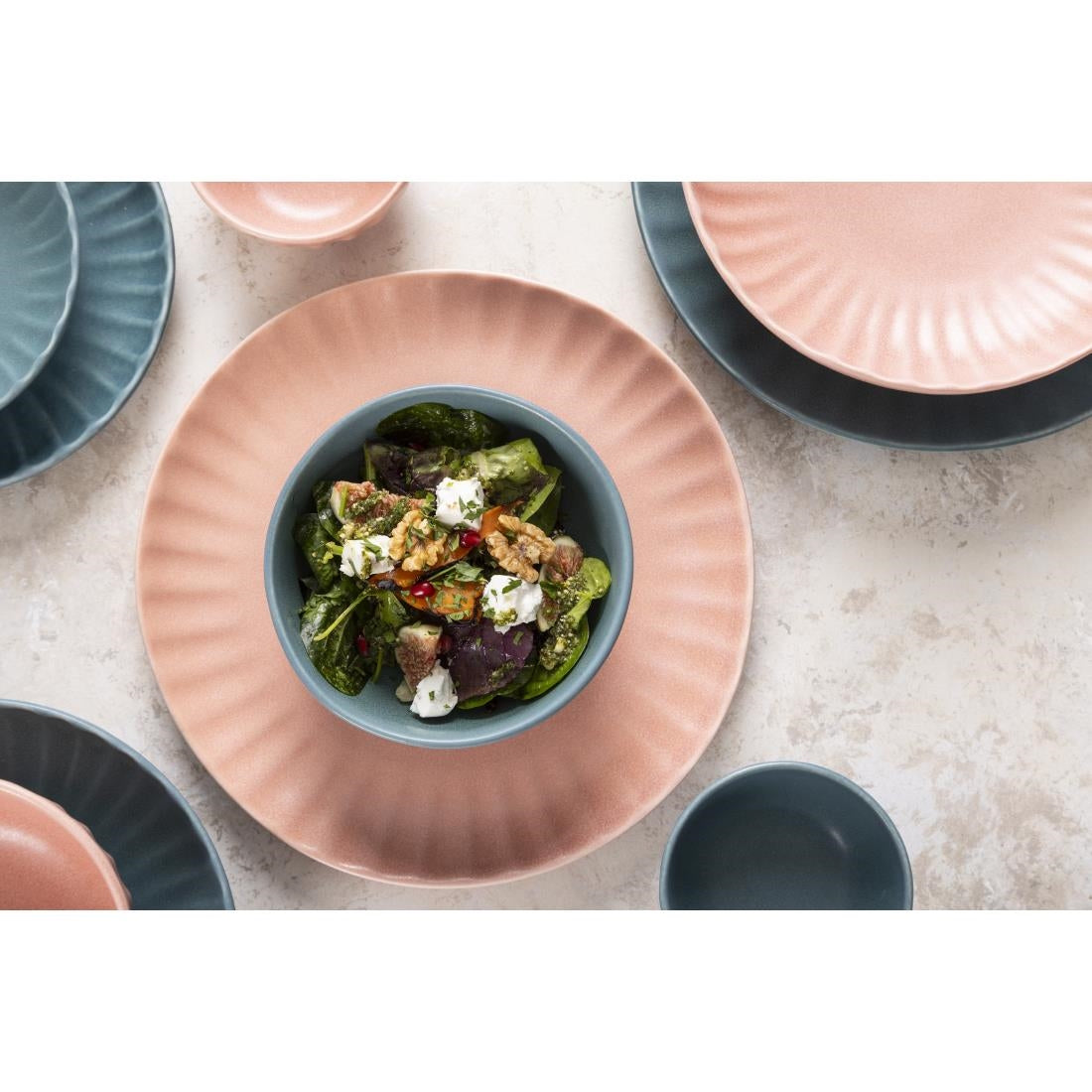 Olympia Corallite Peach Plate - 280mm 11" (Box 6) • PAS-FU212