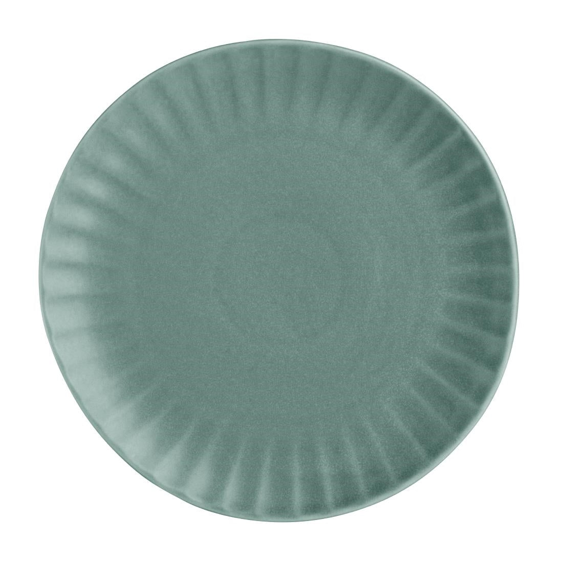 Olympia Corallite Green Plate - 280mm 11" (6 Pack) (280(Ø)mm | Pack Quantity: 6) • PAS-FU206