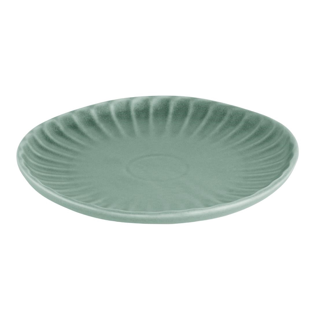 Olympia Corallite Green Plate - 280mm 11" (6 Pack) (280(Ø)mm | Pack Quantity: 6) • PAS-FU206