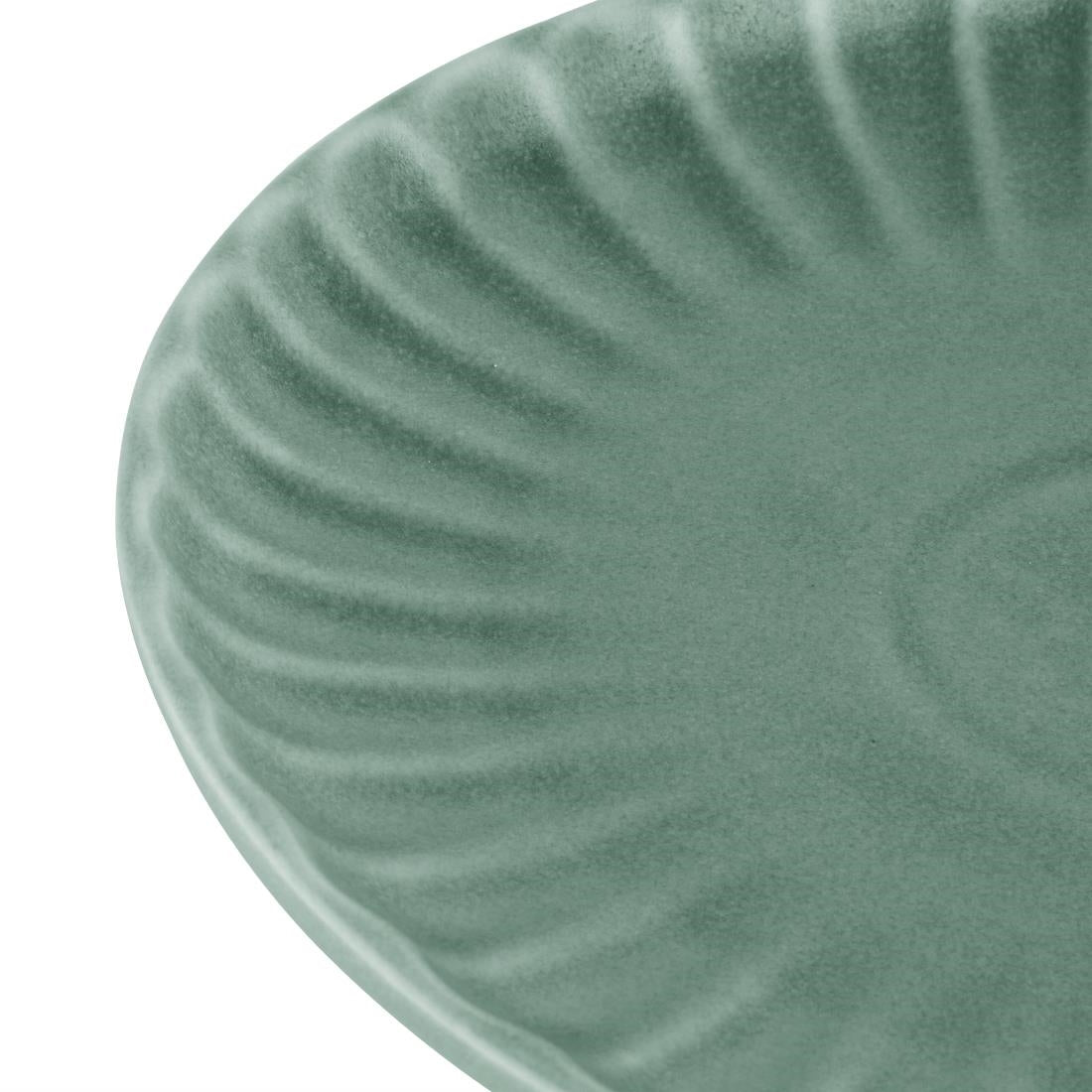 Olympia Corallite Green Plate - 280mm 11" (6 Pack) (280(Ø)mm | Pack Quantity: 6) • PAS-FU206
