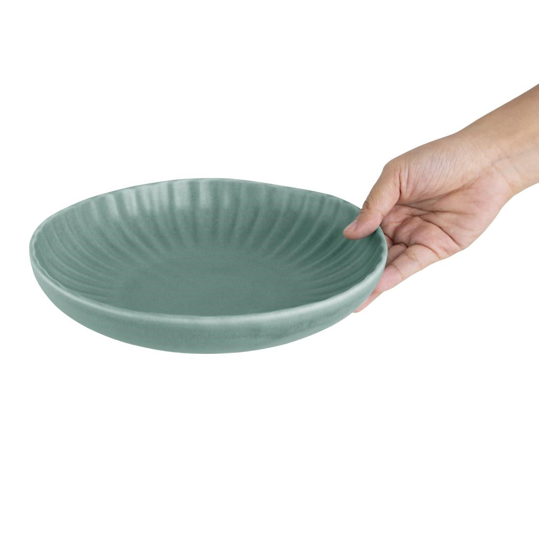 Olympia Corallite Green Coupe Bowl - 220x50mm (6 Pack) (220(Ø)x50(H)mm | Pack Quantity: 6) • PAS-FU209