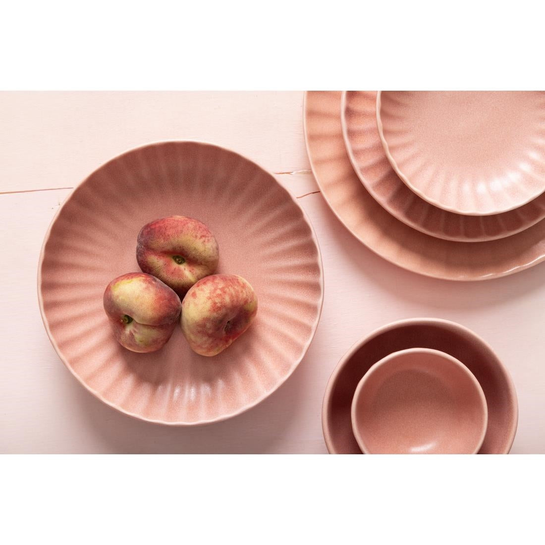 Olympia Corallite Peach Coupe Bowl - 220x50mm (Box 6) • PAS-FU215