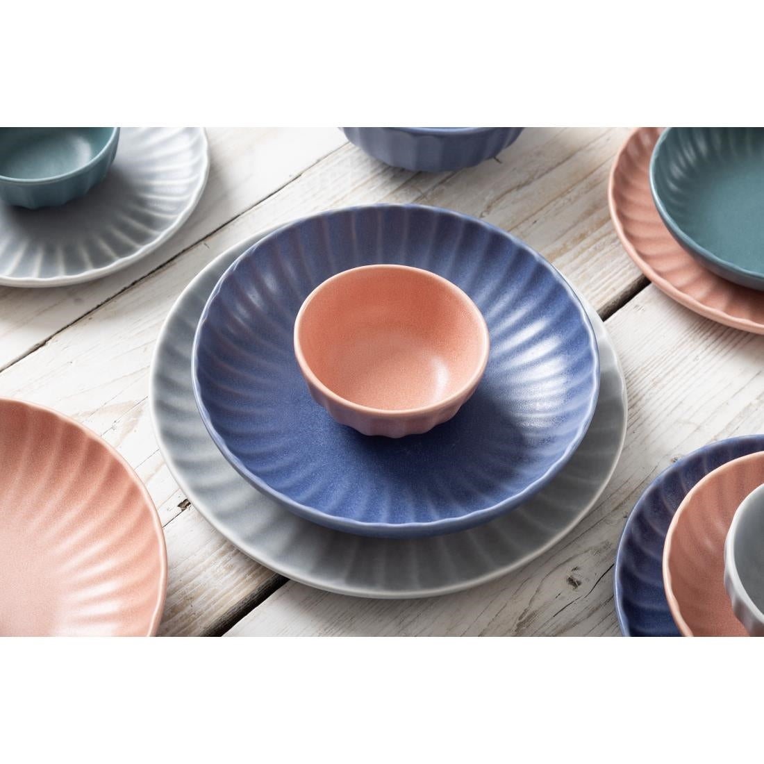 Olympia Corallite Peach Deep Bowl - 105x55mm (Box 12) • PAS-FU216