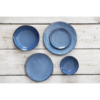 Olympia Denim Blue Coupe Plate - 230mm 9" (6 Pack) (230(Ø)x22(H)mm | Pack Quantity: 6) • PAS-FU221