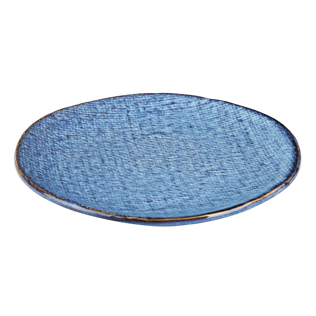 Olympia Denim Blue Coupe Plate - 180mm 7" (6 Pack) (180(Ø)x19(H)mm | Pack Quantity: 6) • PAS-FU220