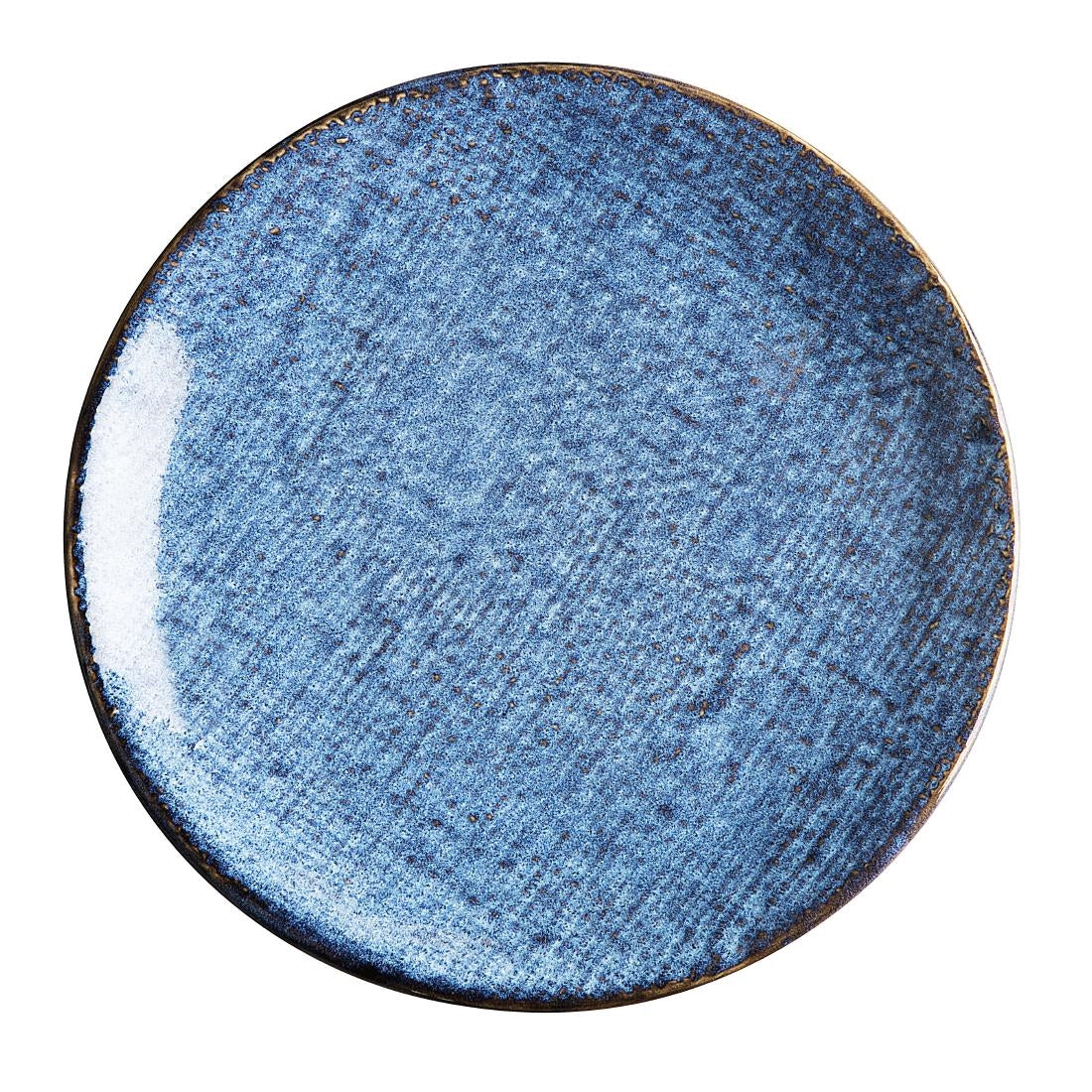 Olympia Denim Blue Coupe Plate - 180mm 7" (6 Pack) (180(Ø)x19(H)mm | Pack Quantity: 6) • PAS-FU220