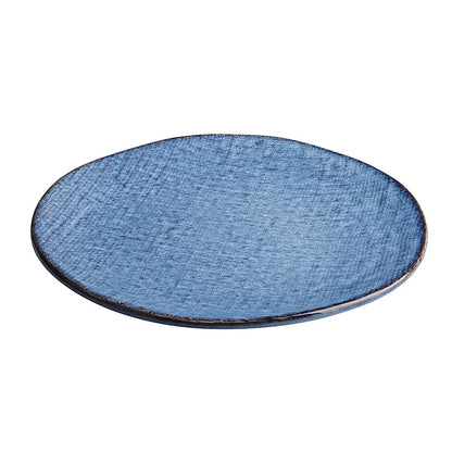 Olympia Denim Blue Coupe Plate - 230mm 9" (6 Pack) (230(Ø)x22(H)mm | Pack Quantity: 6) • PAS-FU221
