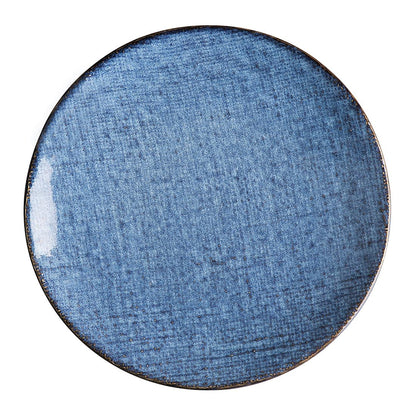 Olympia Denim Blue Coupe Plate - 230mm 9" (6 Pack) (230(Ø)x22(H)mm | Pack Quantity: 6) • PAS-FU221