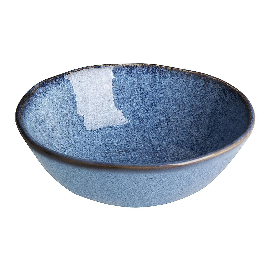 Olympia Denim Blue Coupe Bowl - 160x60mm 6" (6 Pack) (160(Ø)x59(H)mm | Pack Quantity: 6) • PAS-FU224