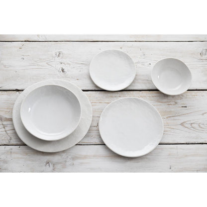Olympia Denim White Coupe Plate - 285mm 11" (Box 4) • PAS-FU227