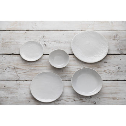 Olympia Denim White Coupe Plate - 230mm 9" (Box 6) • PAS-FU226