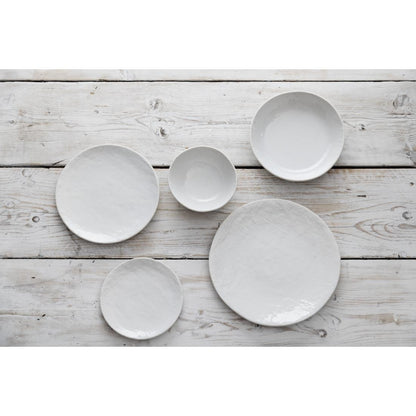 Olympia Denim White Coupe Plate - 180mm 7" (Box 6) • PAS-FU225