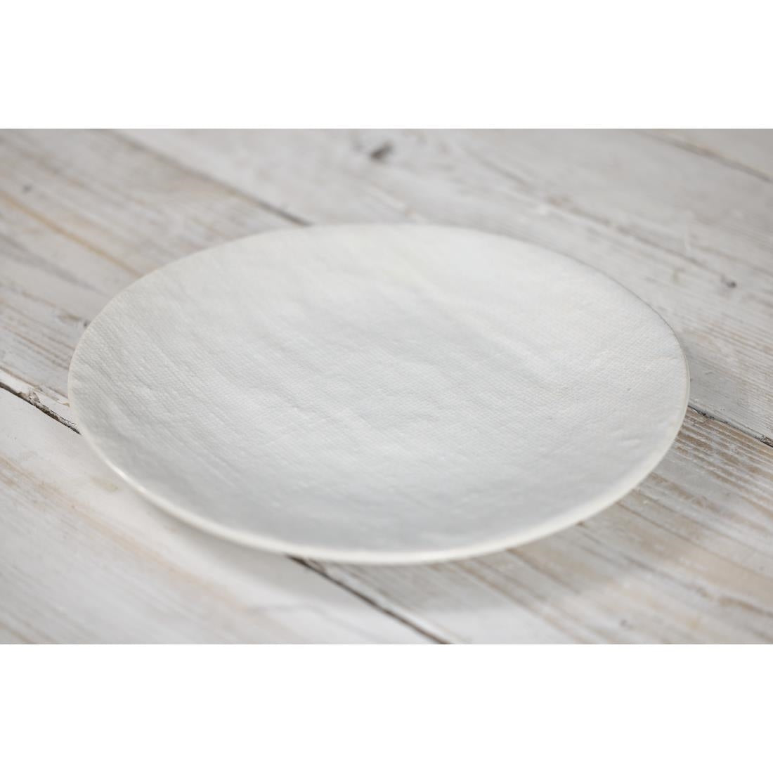 Olympia Denim White Coupe Plate - 230mm 9" (Box 6) • PAS-FU226