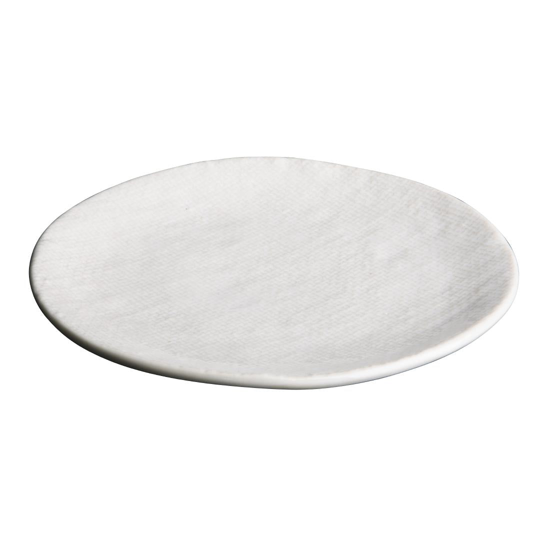 Olympia Denim White Coupe Plate - 230mm 9" (Box 6) • PAS-FU226