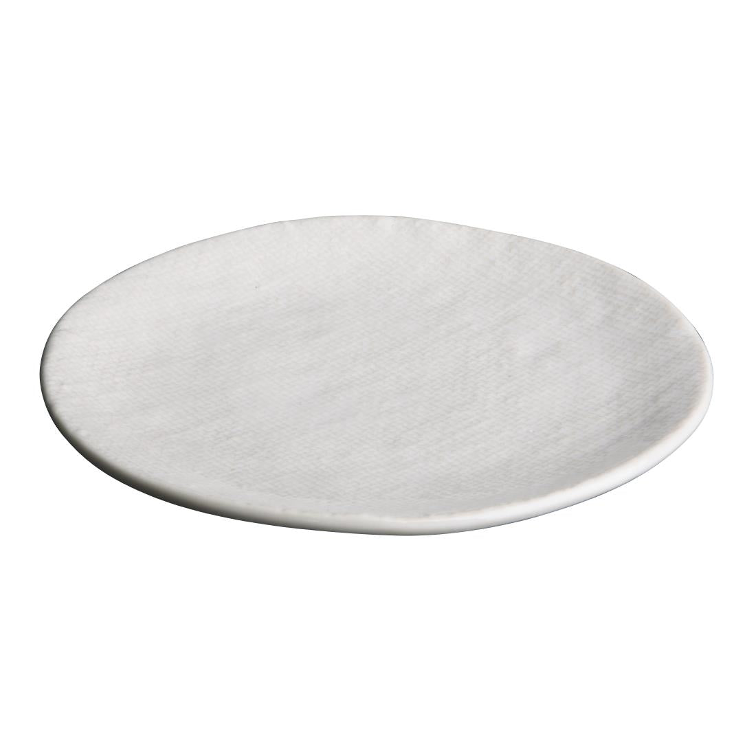 Olympia Denim White Coupe Plate - 285mm 11" (Box 4) • PAS-FU227