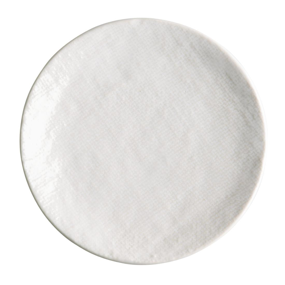 Olympia Denim White Coupe Plate - 285mm 11" (Box 4) • PAS-FU227
