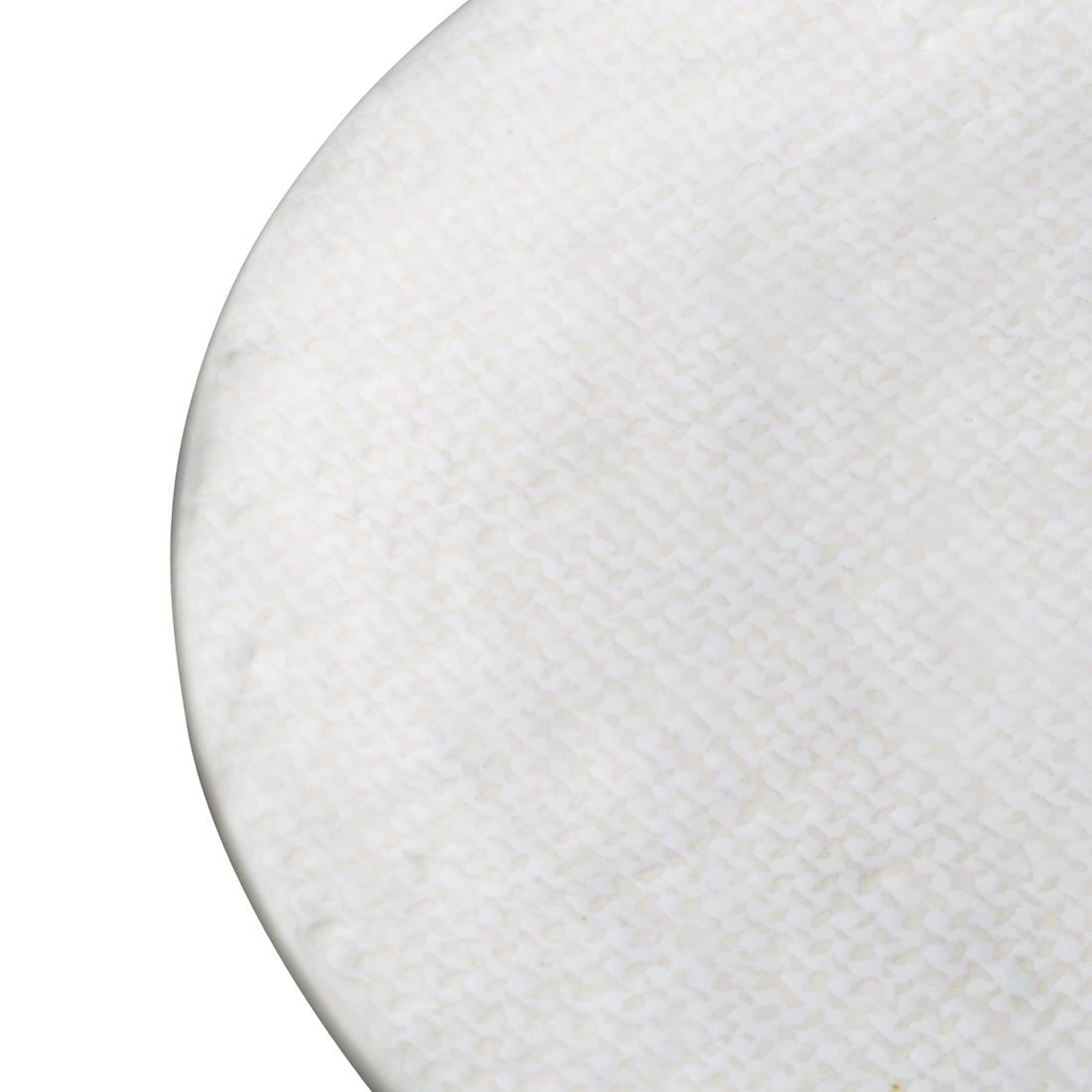 Olympia Denim White Coupe Plate - 285mm 11" (Box 4) • PAS-FU227