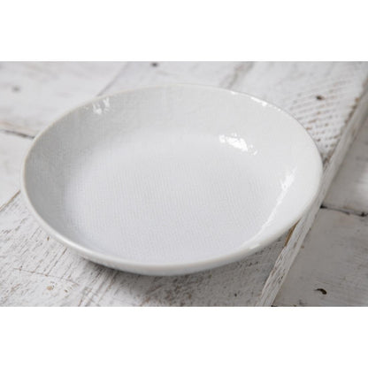 Olympia Denim White Coupe Bowl - 220x46mm 9" (Box 6) • PAS-FU228