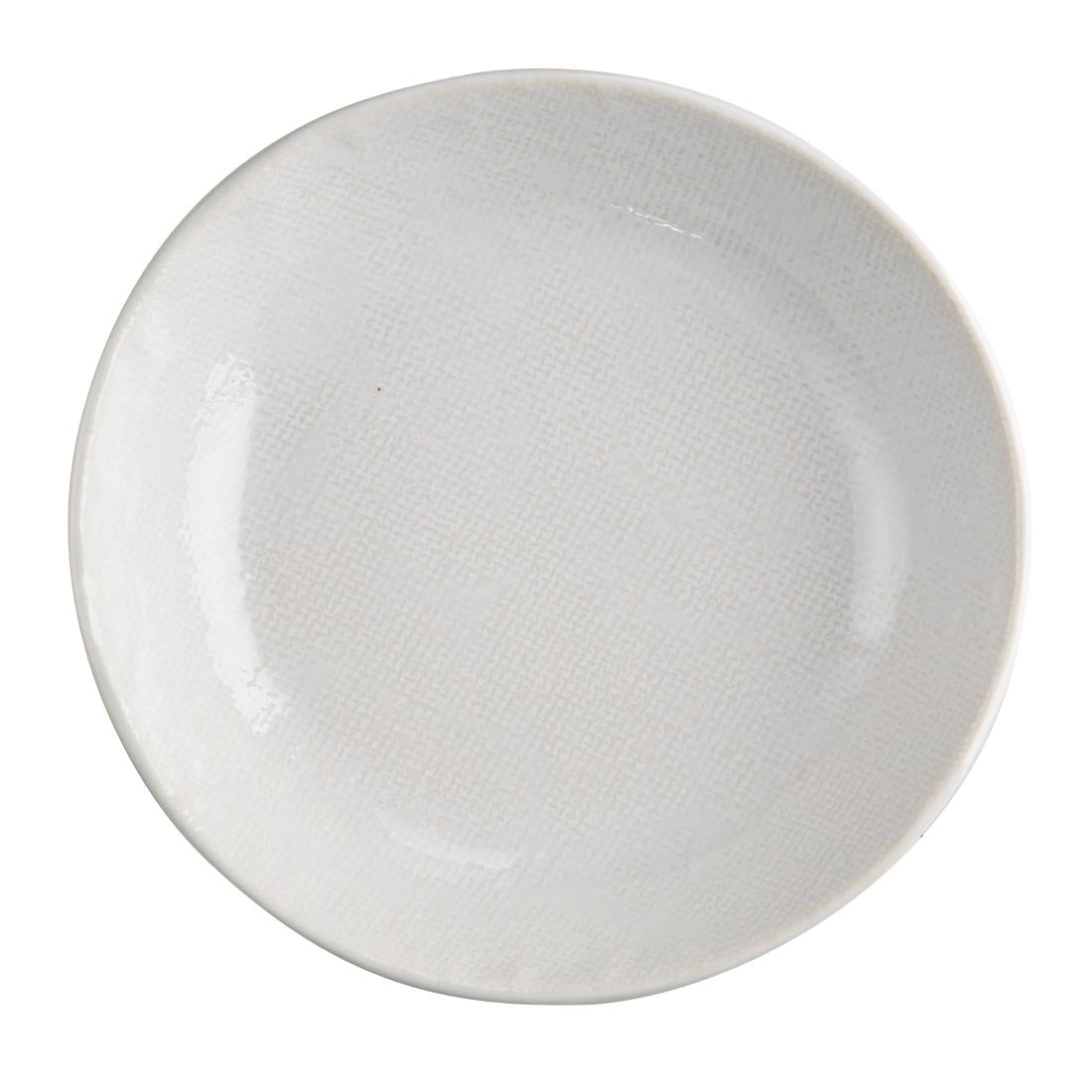 Olympia Denim White Coupe Bowl - 220x46mm 9" (Box 6) • PAS-FU228