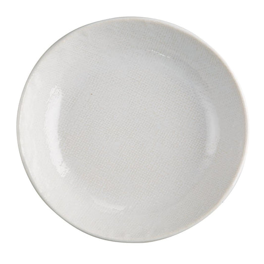 Olympia Denim White Coupe Bowl - 220x46mm 9" (6 Pack) (220(Ø)x46(H)mm | Pack Quantity: 6) • PAS-FU228