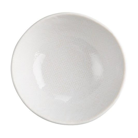 Olympia Denim White Coupe Bowl - 160x60mm 6" (6 Pack) (Dimensions 160(Ø)x59(H)mm) • PAS-FU229