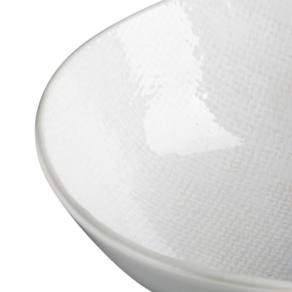 Olympia Denim White Coupe Bowl - 160x60mm 6" (6 Pack) (Dimensions 160(Ø)x59(H)mm) • PAS-FU229
