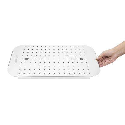 Vogue Stainless Steel GN Drainer Tray for GN 1/1 • PAS-FU266
