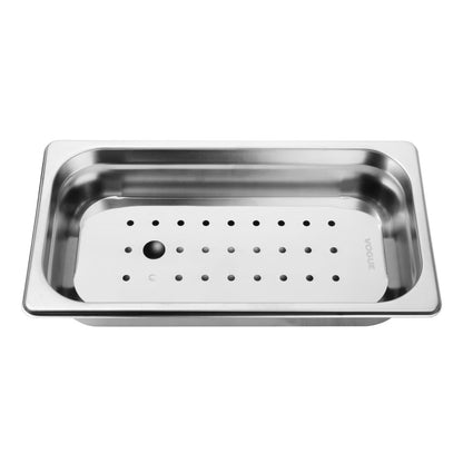 Vogue Stainless Steel GN Drainer Tray for GN 1/3 • PAS-FU268