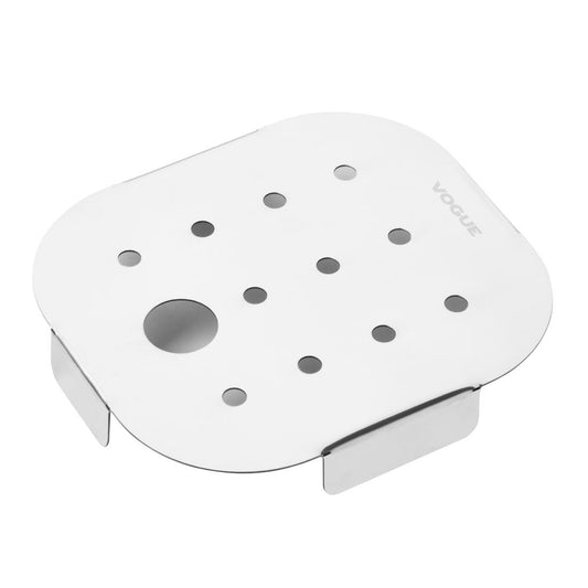 Vogue Stainless Steel GN Drainer Tray for GN 1/6 • PAS-FU270